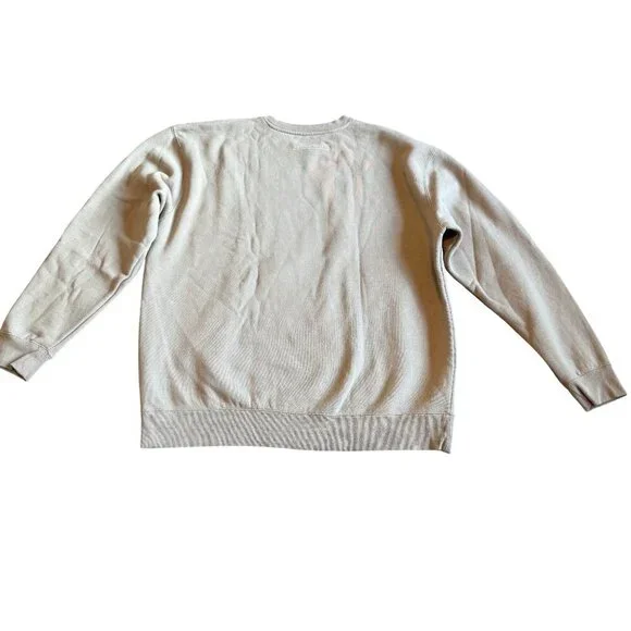 Taylor Swift The Tortured Poets Department Crew Neck Pullover Beige Size XL - Picture 5 of 9
